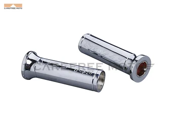 

1 Pair 25mm Chrome motorcycle Hand Grips Moto Handle bar case for Honda Shadow VLX600 DLX600 VT600
