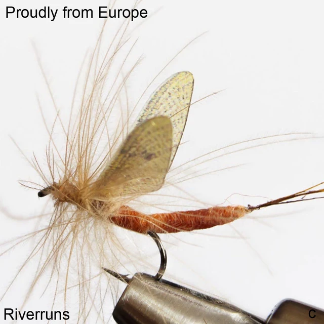 Riverruns Quality Realistic Flies Mayfly Dry Flies Colors Trout UV