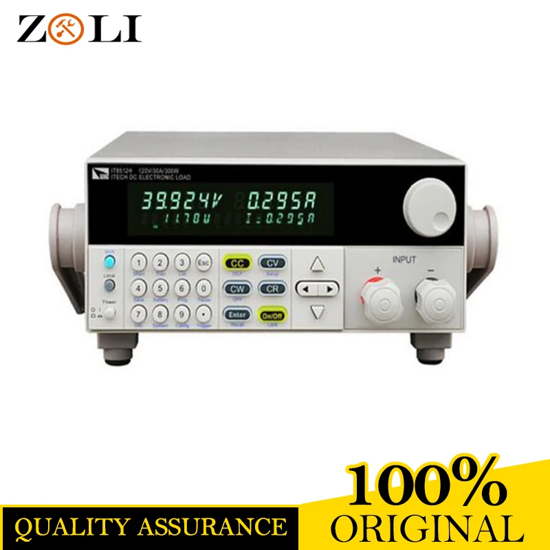 

ITECH IT8512B+ DC electronic load Programmable 500V/15A/300W IT8512B+ Measuring Speed for Voltage and Current Eliminates