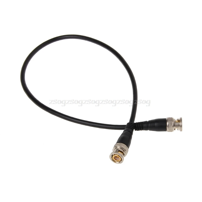 BNC Male To Male Nickel Plating Straight Crimp RG58 Pigtail Adapter Cable 0.5m newest F21 19 Dropship