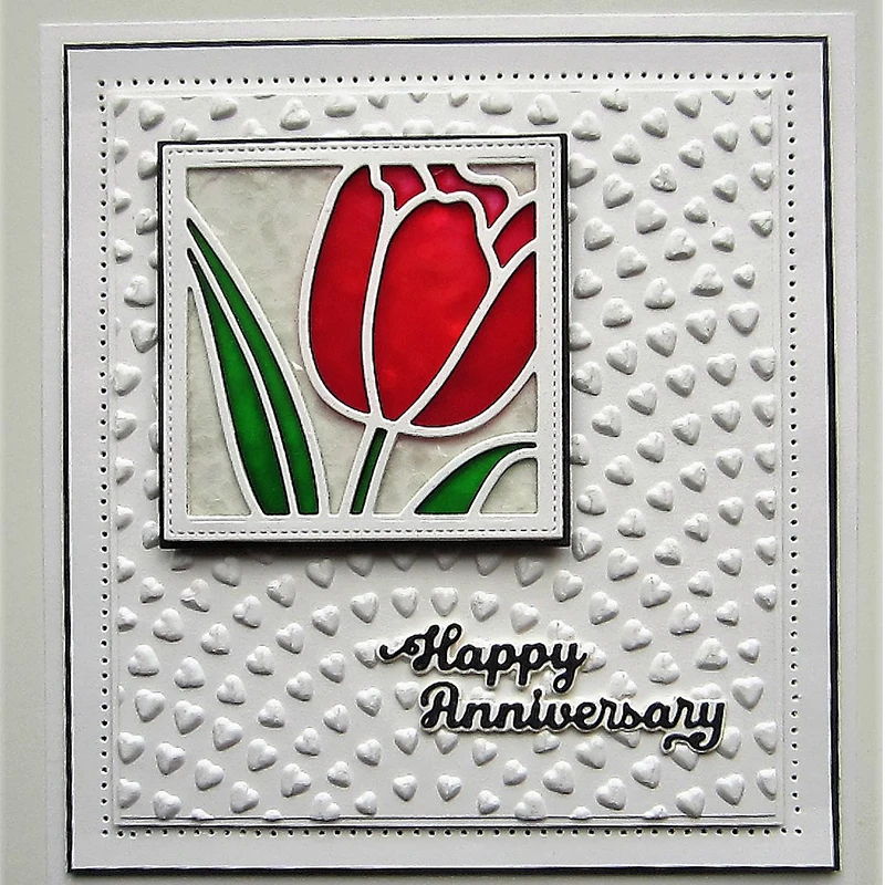 

Happy Anniversary Phrase Metal Cutting Dies for DIY Scrapbooking Album Embossing Paper Cards Making Crafts Supplies 2019 New
