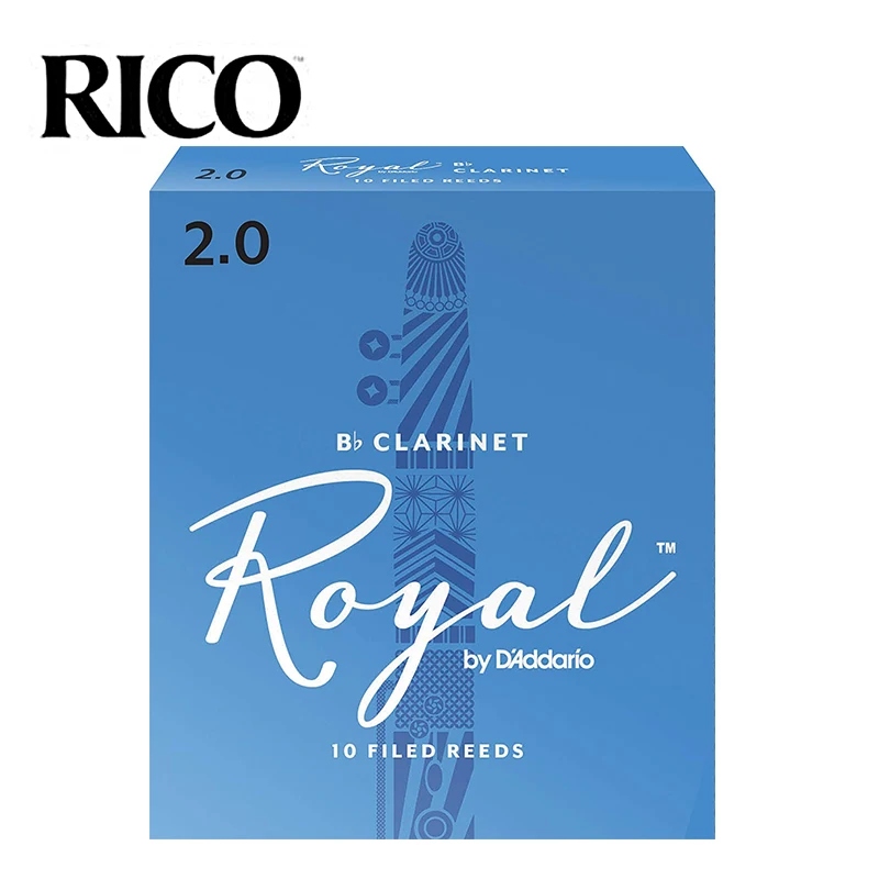 RICO Royal Bb трости для кларнета, сила#2,5#3,0, 10-pack синяя коробка из 10 [ ]