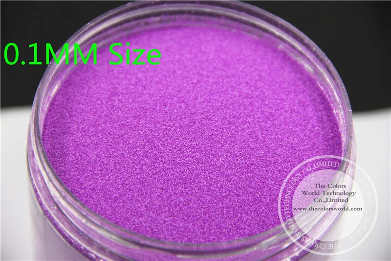 

TCF503 Neon Purple Colors 0.1mm size solvent resistant glitter for nail Art nail Polish or other DIY decoration