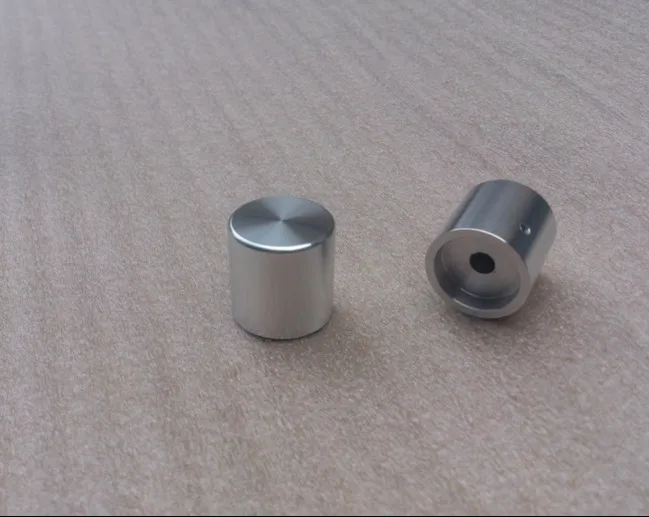 

Fast Free Ship 2pcs Diameter 25mm,high 25mm knob/Aluminum alloy solid knob/volume potentiometer knob HIFI stereo amplifier knob