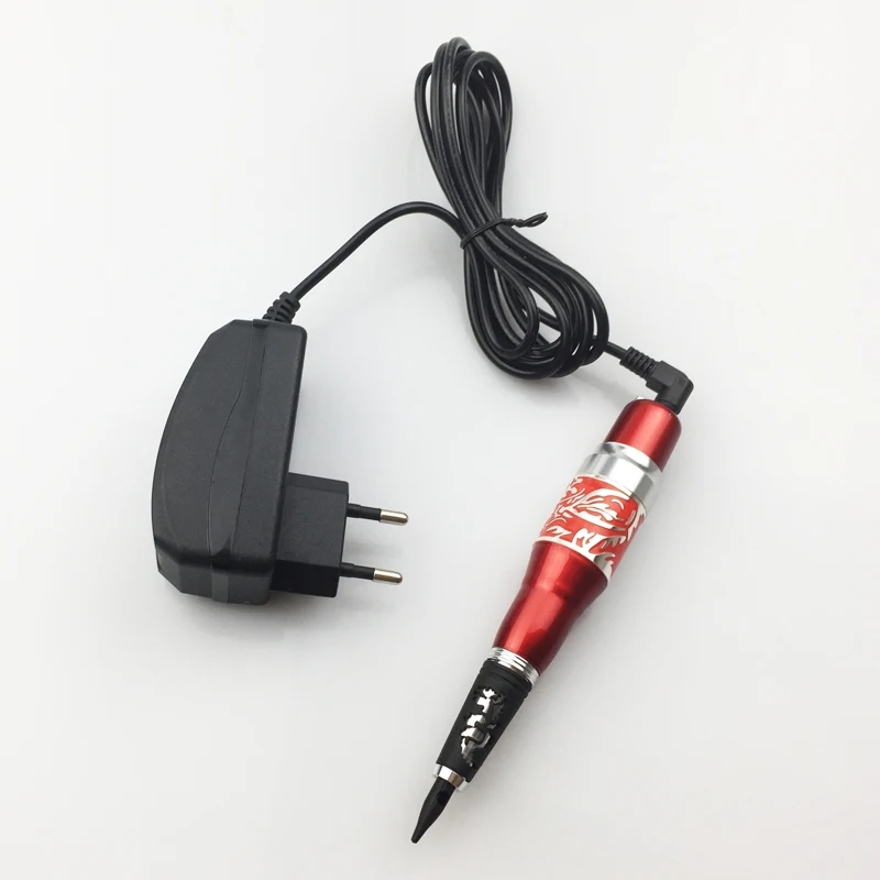 Permanent-Makeup-Machine-Pen-tattoo-Machines-Kits-30-Needles-Tips-Black-Eyebrow-Tattoo-Machines-Set-6