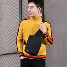 Унисекс Сумки мини сумки на плечо Мужская мода сумка мужской многофункциональный Повседневное кармашек сумки клапаном клатч Лидер продаж