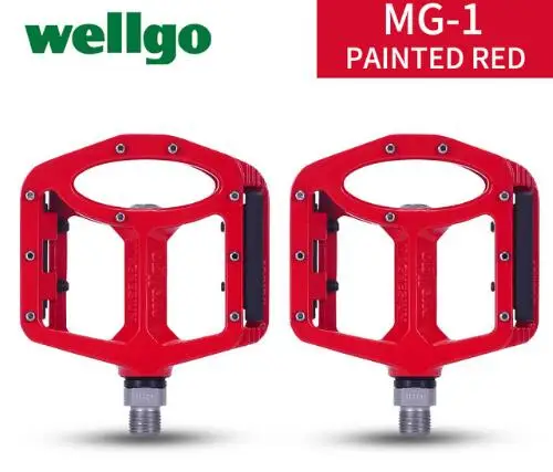 Wellgo MG-1, супер светильник, качество agnesium, велосипедные педали, противоскользящие для дорожного горного велосипеда, педали запчасти велосипедов