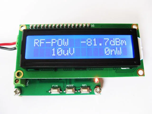 Питание rf измеритель мощности 0-500 мГц-80~ 10 дБм ослабления мощности РЧ значение может быть установлено