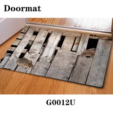 Moderne zuhause fußmatten 400*600mm 3d tier Haus Zimmer matten tier fußmatten für bad anti- Rutsch druck outdoor-teppich