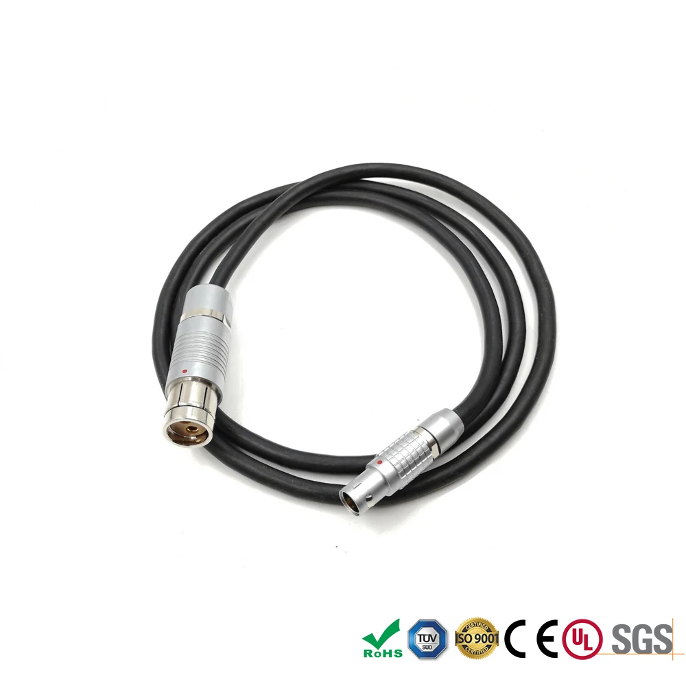

12V Camera Power Cable LEMO 1B 4 Pin Male to 2 Pin for ARRI Alexa Artemis Cine Broadcast, TRINITY, MAXIMA, Cine HD Pro, SRH-3
