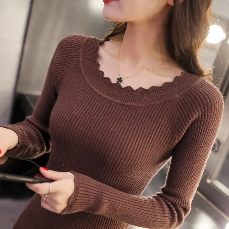 الأخلاق قصيرة لون نقي جولة طوق بلوزة حريمي بأكمام طويلة في الربيع والخريف تمتد سترة