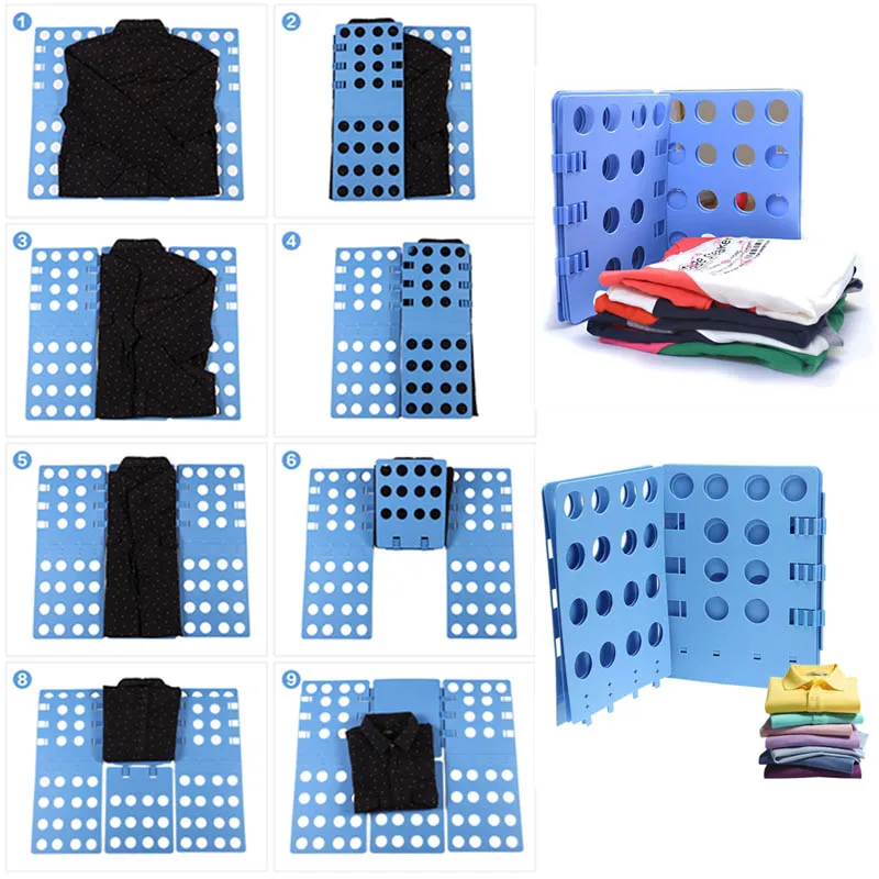 Children Clothes T Shirt Top Folder Magic Flip Folding Board Children