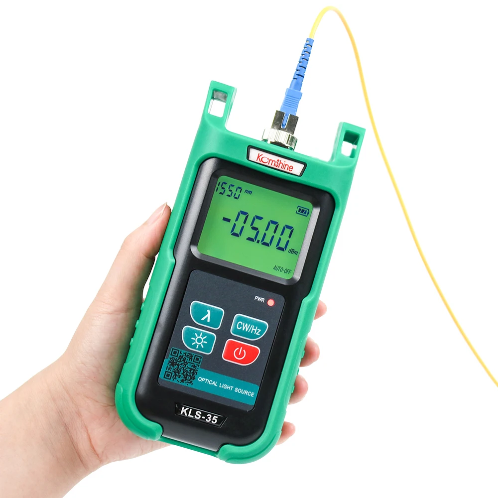 FTTH Handheld Mini Optic fiber Laser source KLS 35 S type fiber cable