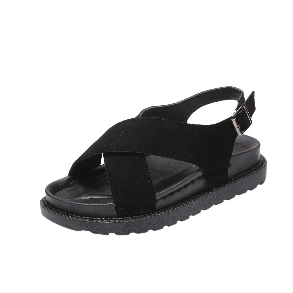 

Fashion women's summer shoes Leisure Flat Round Toe shoes woman Non-Slip Muffin Platform Sandals zapatos de mujer #3