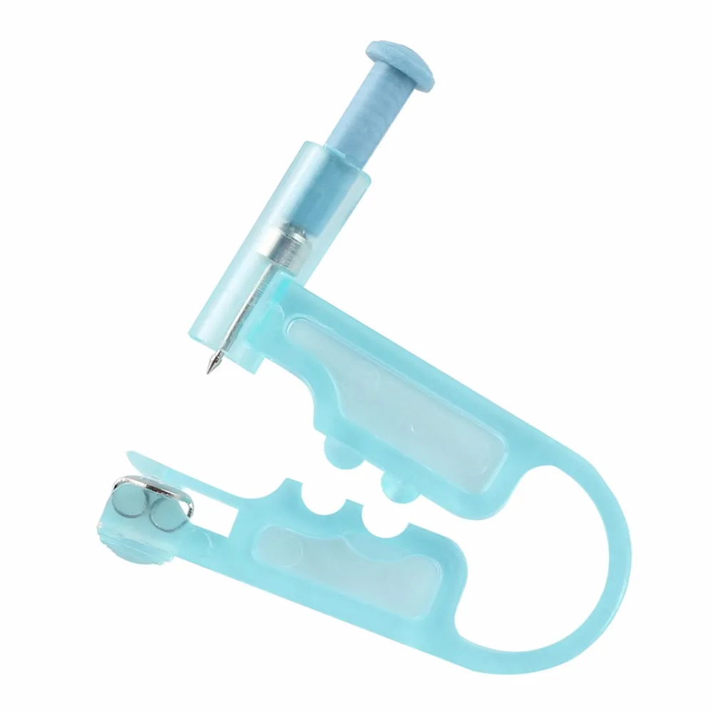 Buy ONE PIECE plastic ear piercing gun with stud earring disposable aseptic