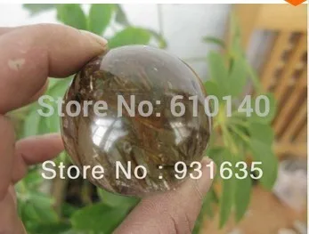 

1.8" NATURAL RAINBOW RUTILATED QUARTZ CRYSTAL SPHERE BALL Orb Reiki