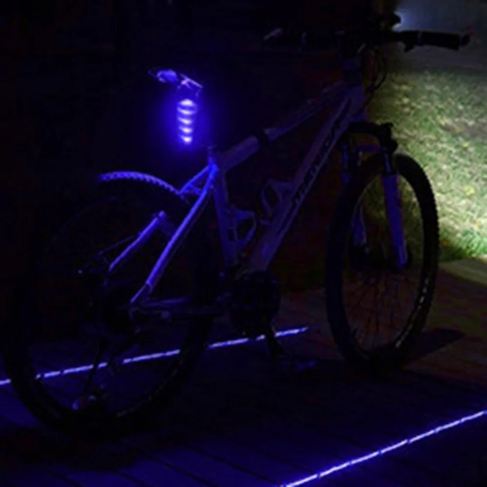 Perfect Bicycle Accessories Bike Flashlight Headlamp Bicycle Rear Tail Safety Warning 5 LED+ 2 Laser Flashing Lamp Light Drop Shipping 14