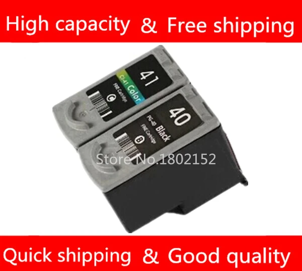 

PG40 CL41 Compatible Ink Cartridge replacement for Canon PG 40 CL 41 PIXMA iP1600 iP1200 iP1900 MX300 MX310 MP160 MP140 MP150