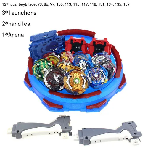 Beyblade Burst набор инструментов коробка игрушки Арена Bey Blade B-139 B-140 пусковая установка Bayblade Bable слив Fafnir Феникс Blayblade - Цвет: combination F