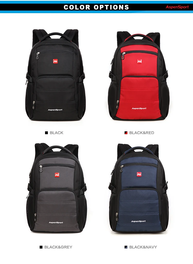AspenSport Водонепроницаемый рюкзак унисекс рюкзаки для ноутбука сумка рюкзак 15,6 до 17 дюймов