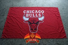 Chicago Bulls Flag 3×5 FT 150X90CM Banner 100D Polyester NBA flag