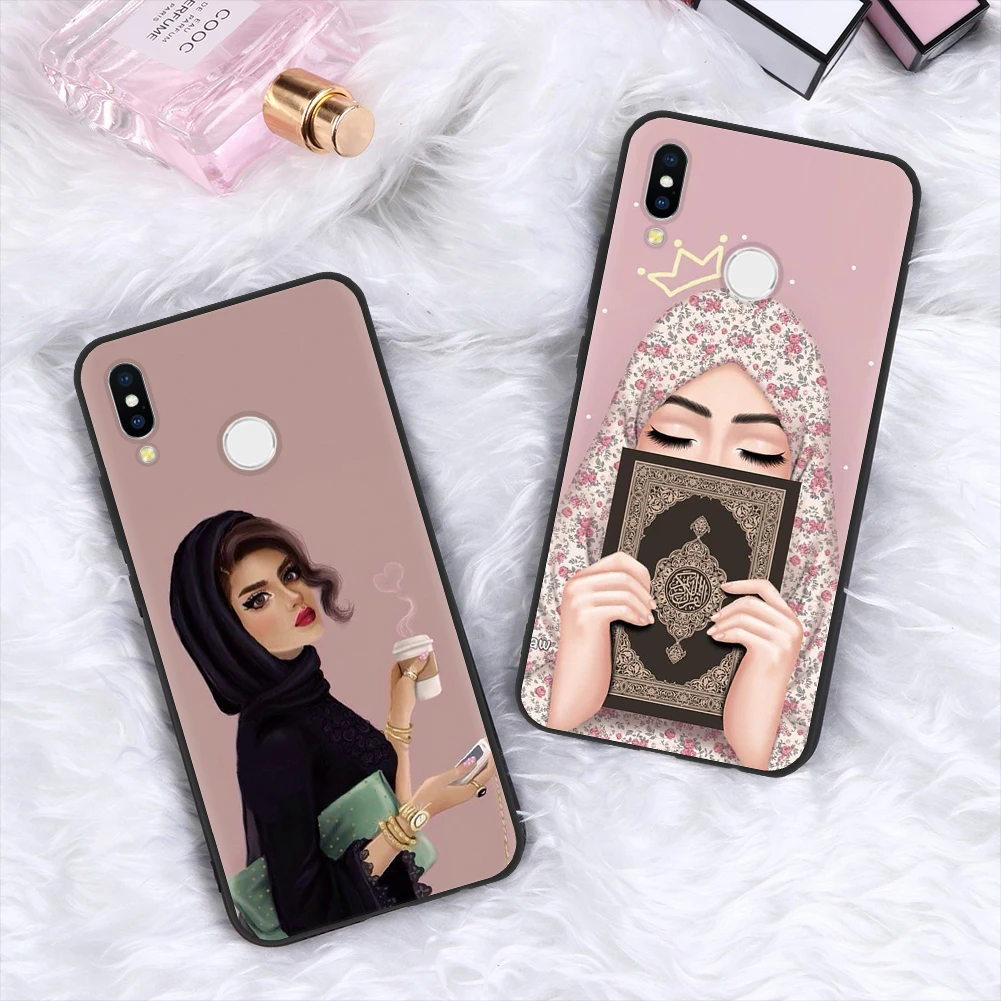 

Muslim Islamic Gril Eyes Arabic Hijab Girl Case For Huawei P Smart 2019 P30 P20 Mate 20 10 Lite Pro P9 P8 P10 Lite 2017 Silicone
