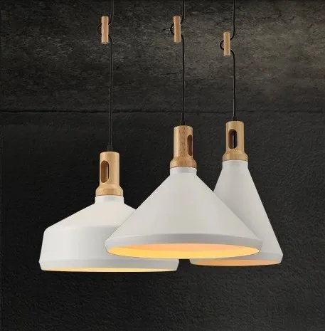 Modern Lamps Pendant Lights Wood And Aluminum Lamp Black White Modern Lamps Pendant Lights Wood And Aluminum Lamp Black White Restaurant Bar Coffee Dining Room