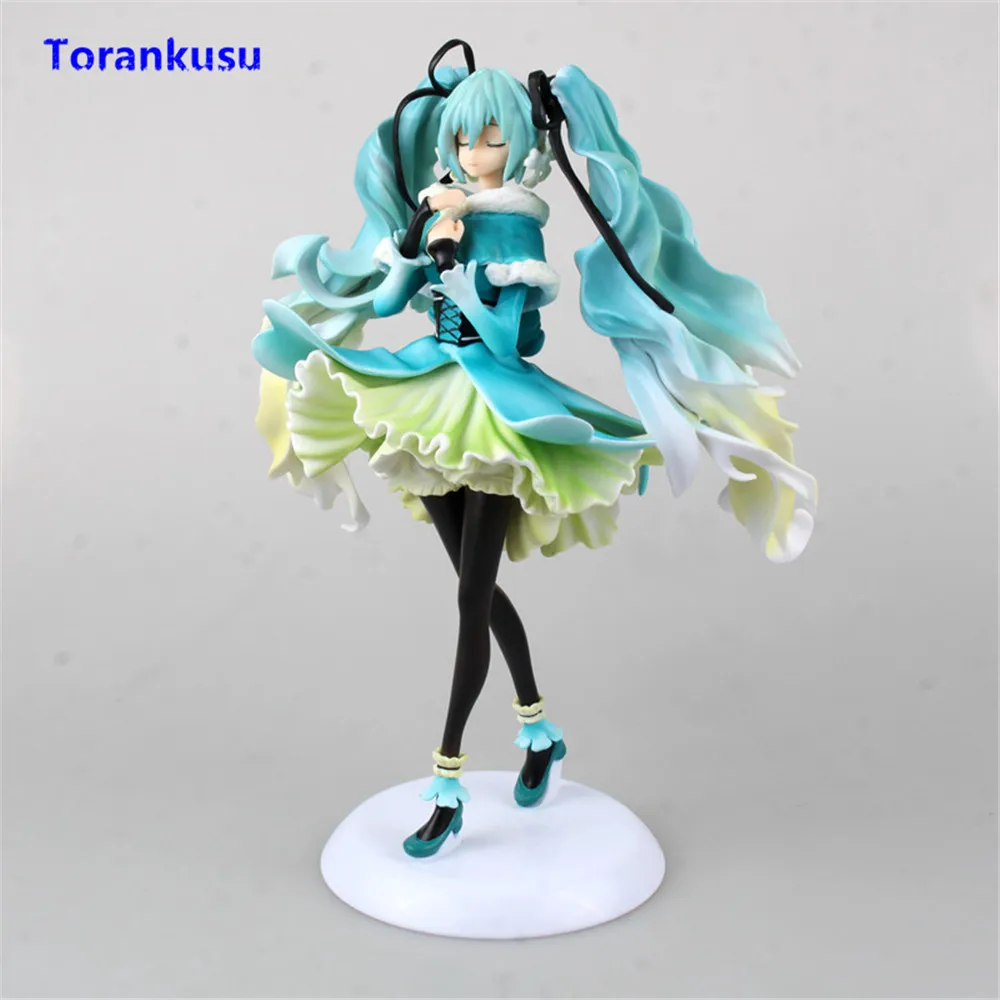 

Hatsune Miku Anime Figure Girl Kawaii Figurine PVC Toys For Children Kids Gift Model Figma Brinquedos Figurals Action Doll XP