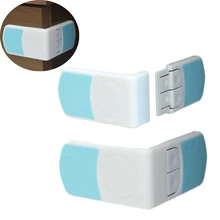 10 шт./лот мода супер липкий внешний вид ящик замок холодильника Прямоугольный двойной защелкой Детские замки безопасности