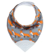 Милый ребенок новорожденный Мальчики Девочки Регулируемый Нагрудник слюнявчик мультфильм полотенце