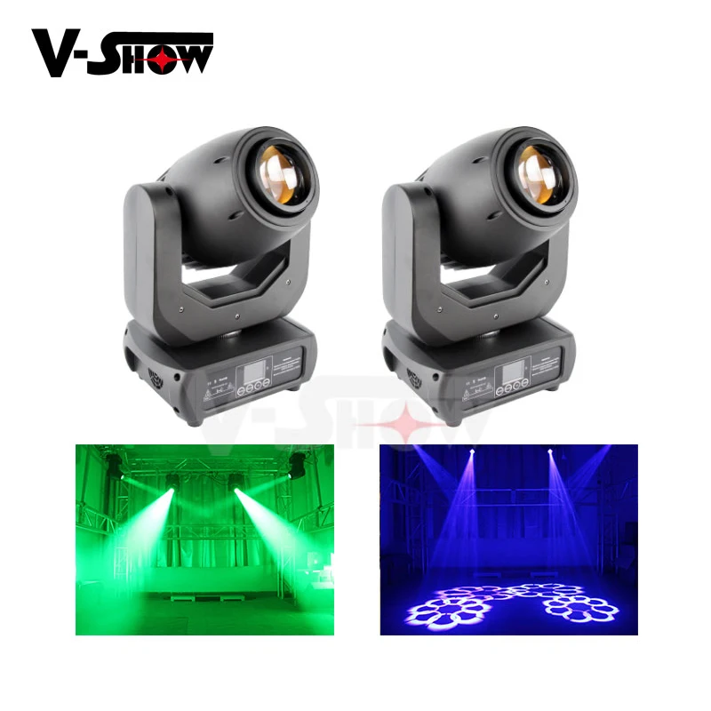 

2pcs 150W Moving Head Light Gobo led Spot Moving Head Dj Light Dmx Stage Light For Bar Disco Church
