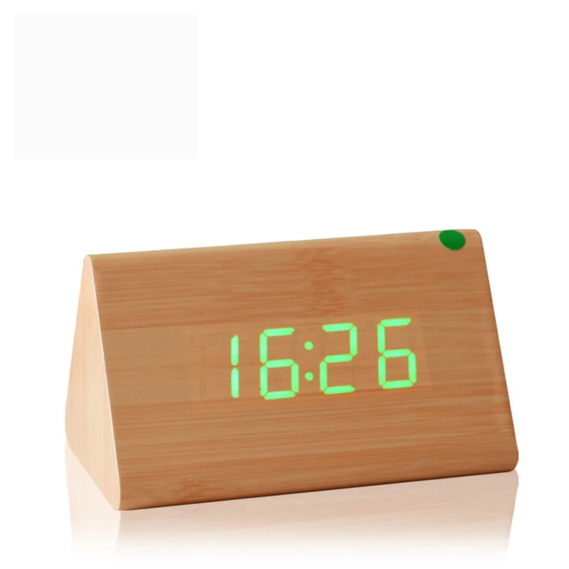 wooden digital alarm clock wooden digital alarm clock