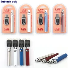 50 шт. VV Vape ручка для предварительного нагрева 1100 мАч батарея с USB зарядным устройством переменное напряжение Подогрев батареи 510 нить батарея vape ecig