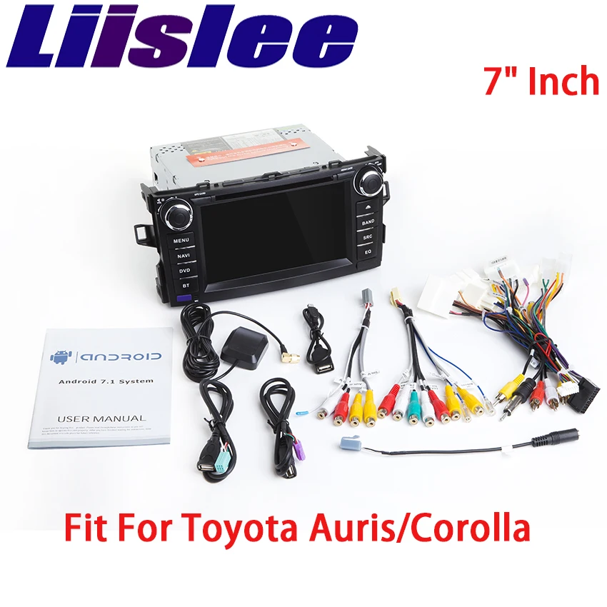 

Liislee Touch Screen Player Car Navigation GPS For Toyota Auris/Corolla 2012~2017 Audio Video Radio Navi with BT WIFI DVR AM/FM