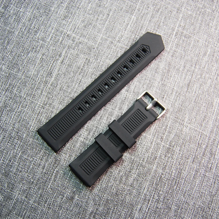 

22mm Silicone Watch band Men Sports Dive Watch Rubber Strap with springbar