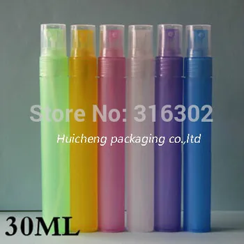 

24 x 30ML Empty Plastic Colorful Transparent Perfume Atomizer 30cc Plastic Mini Travel Parfem Sprayer 1oz Fragrance and Parfume