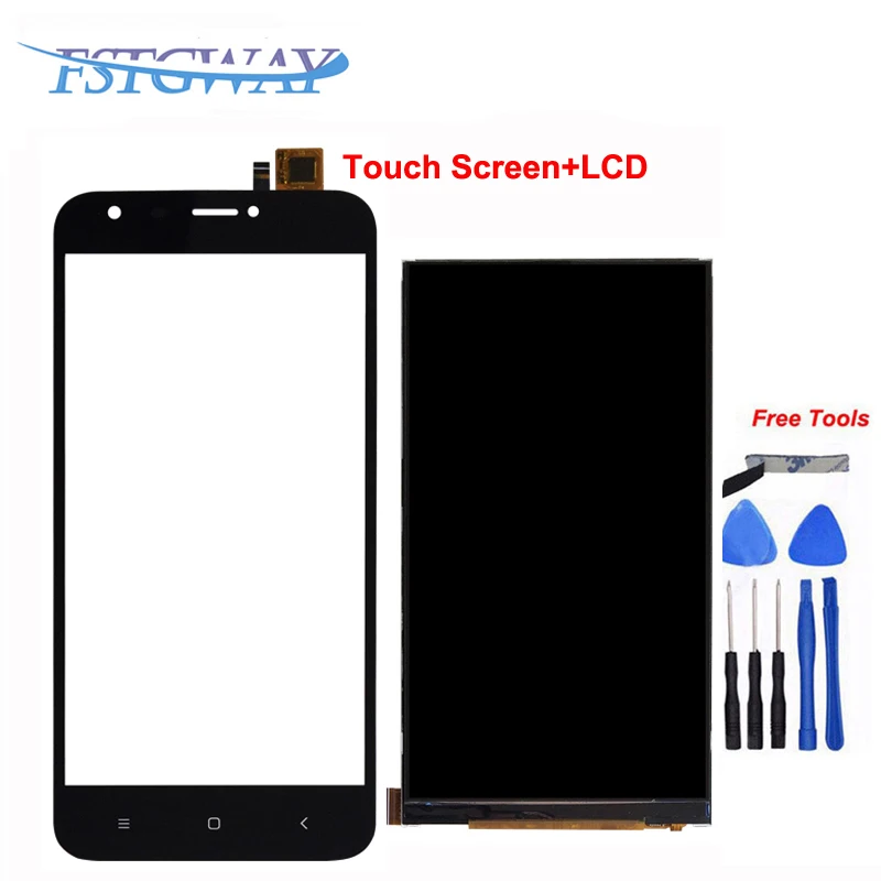 

5.0" For Ulefone S7 LCD Display+Touch Digitizer Screen 100% Tested LCD+Touch Glass Panel Replacement+Tools