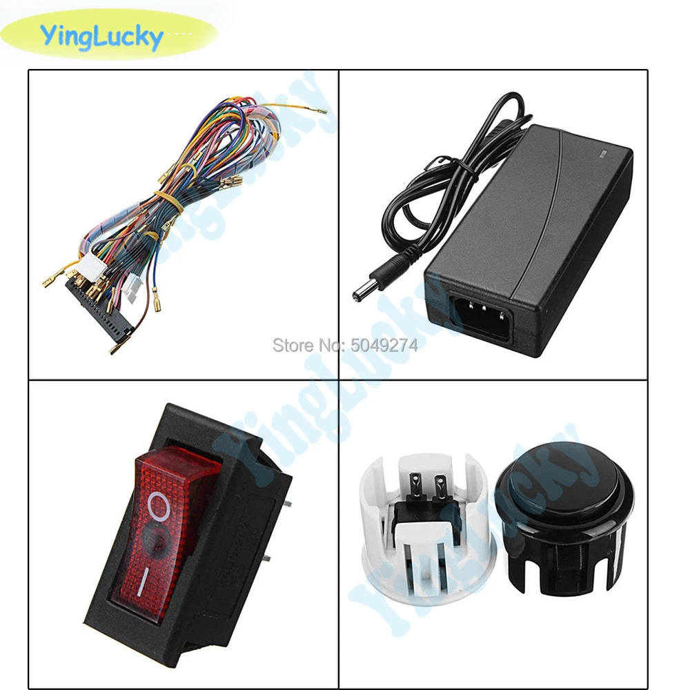 2 игрока DIY аркадный набор Pandora box 6S 1388 в 1 игровая доска и 5 контактный джойстик sanwa