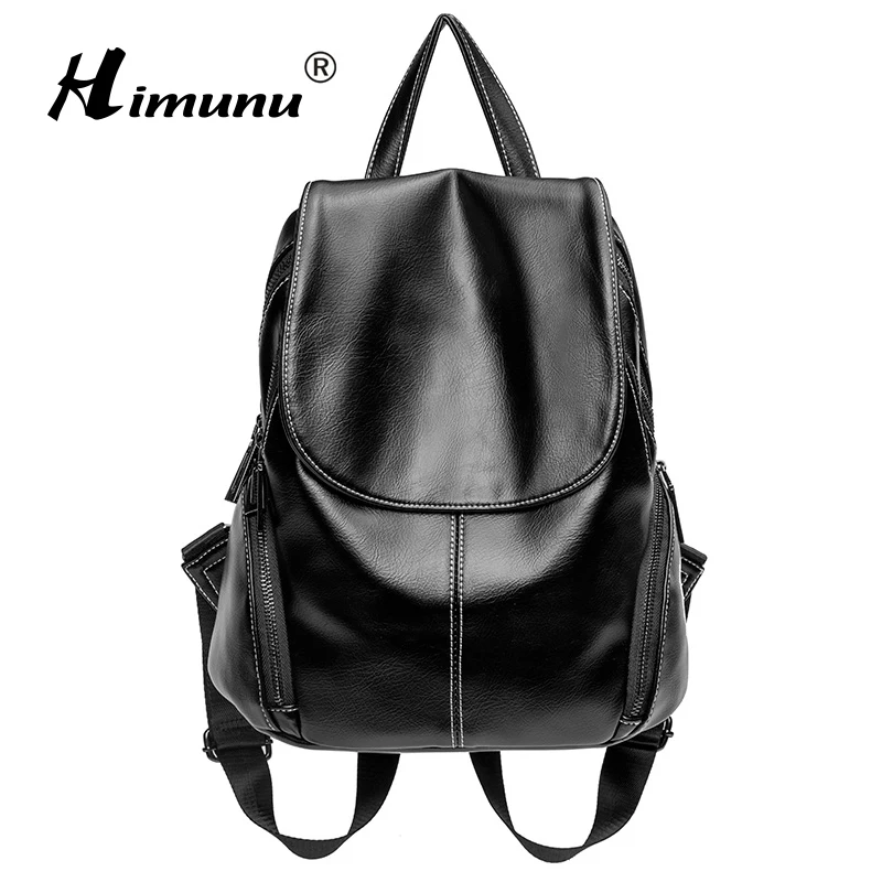 

Female backpack mochila feminina casual Multifunction Women PU Leather Backpack Female Shoulder Bag Sac A Dos Travel Back Pack