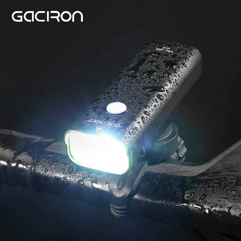 Sale Gaciron Waterproof 800 Lumen Bicycle Light USB Rechargeable MTB Road Bike Handlebar Headlight 2500mAh Front Flashlight LED Lamp 0