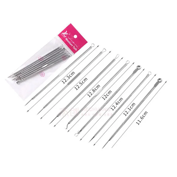 4/5/7 pcs акне набор игл Нержавеющая сталь для удаления угрей, прибор для удаления угрей инструмент для ухода за кожей - Цвет: OD0089A3