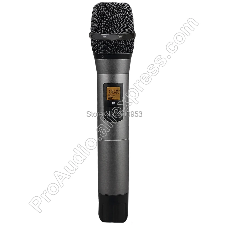 Беспроводная микрофонная система MICWL UHF с регулируемой частотой 8 ручных