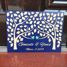 Пользовательские падения Топ Гостевая книга украшение партии заказ свадебного стола Свадебные украшения Гостевая книга уникальный Гостевая книга Роза