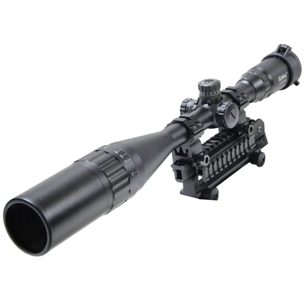

Spike 6-24X50 AOL Tactical Hunting Sniper Riflescope 24 Mil-Dot Reticle Adjustable Green And Red Illuminated Rifle Scope