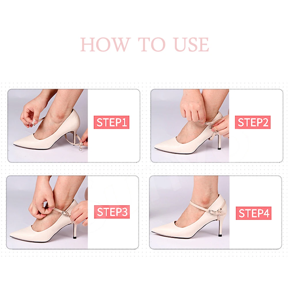 Anti-Sliding Heel Shoe Straps