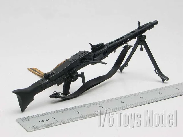 1 6 Scale Toy Gun Weapons Dragon Wwii German Mg42 Machine Gun Model