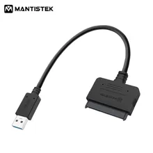 Mantistek C1 внешний жесткий диск Кабель-адаптер USB 3.0 на SATA 2.5 дюймов HDD SSD 20 см жесткий диск конвертер кабель