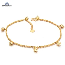 Летний ножной браслет в богемном стиле Резные мини колокольчики пляжные браслеты на ногу для женщин украшения для щиколотки стопы