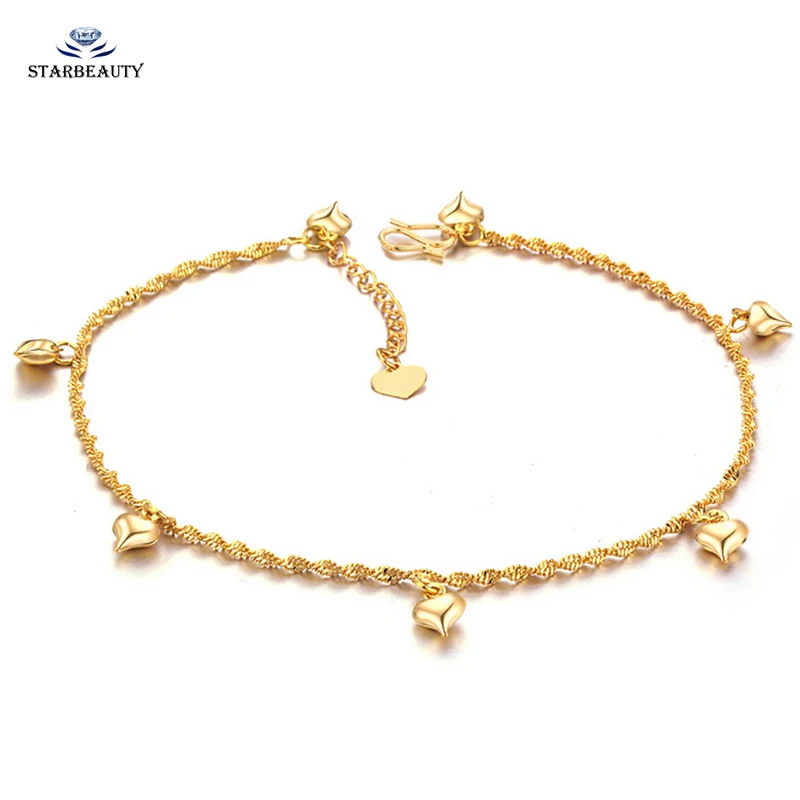 Summer Heart Anklet Bracelet Foot Chain Anklet Bohemian Carved Mini Bell Beach Anklets for Women Ankle Foot Jewelry Summer Heart Anklet Bracelet Foot Chain Anklet Bohemian Carved Mini Bell Beach Anklets for Women Ankle Foot Jewelry