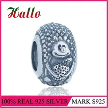 Изысканные ювелирные изделия Ежик спейсер Европейские Бусины-шармы подходит для серебра 925 оригинальные браслеты manualidades bisuteria DIY ювелирные изделия
